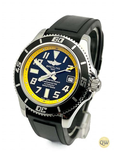 yellow breitling superocean 42 review|breitling superocean watch price.